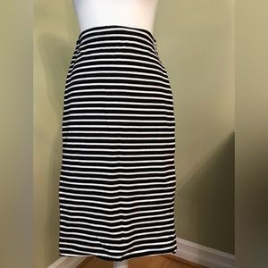 🍎H&M Women’s Jersey Midi Pencil Lined Skirt, S